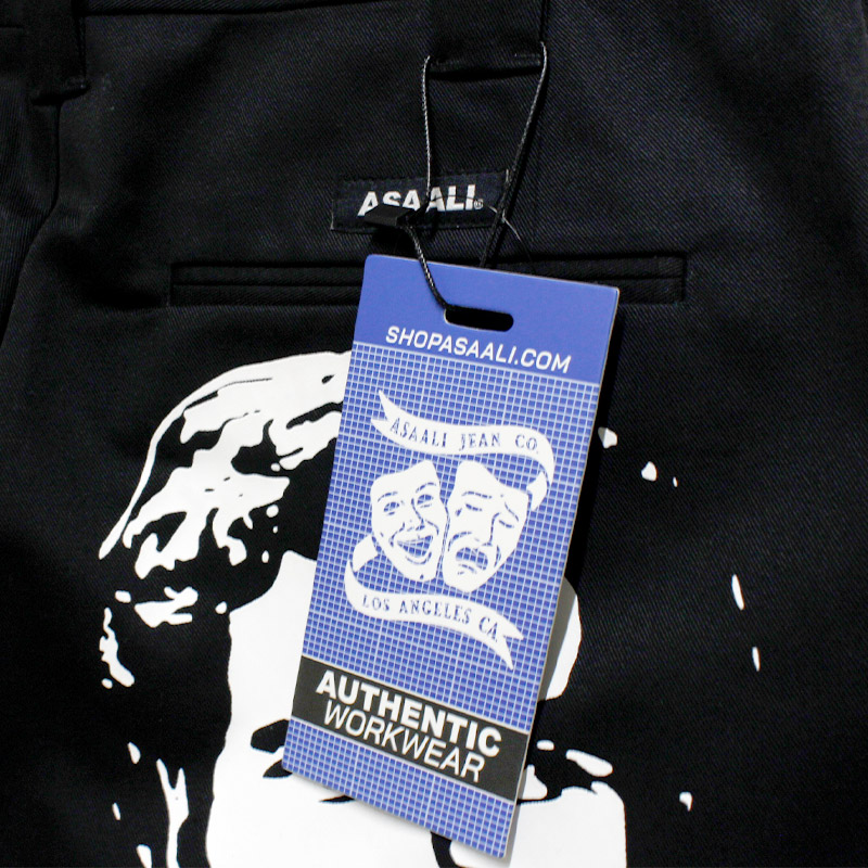 OREO CARTEL WORK PANTS -BLACK×WHITE-