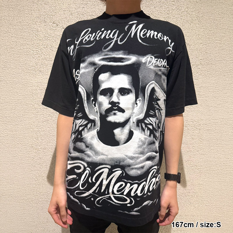 DEADHOMIES IN LIVING MEMORY EL MENCHO T-SHIRT -BLACK-