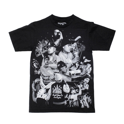 BRAVO THE BAGCHASER ASAALI CITY OF LA T-SHIRT -BLACK-