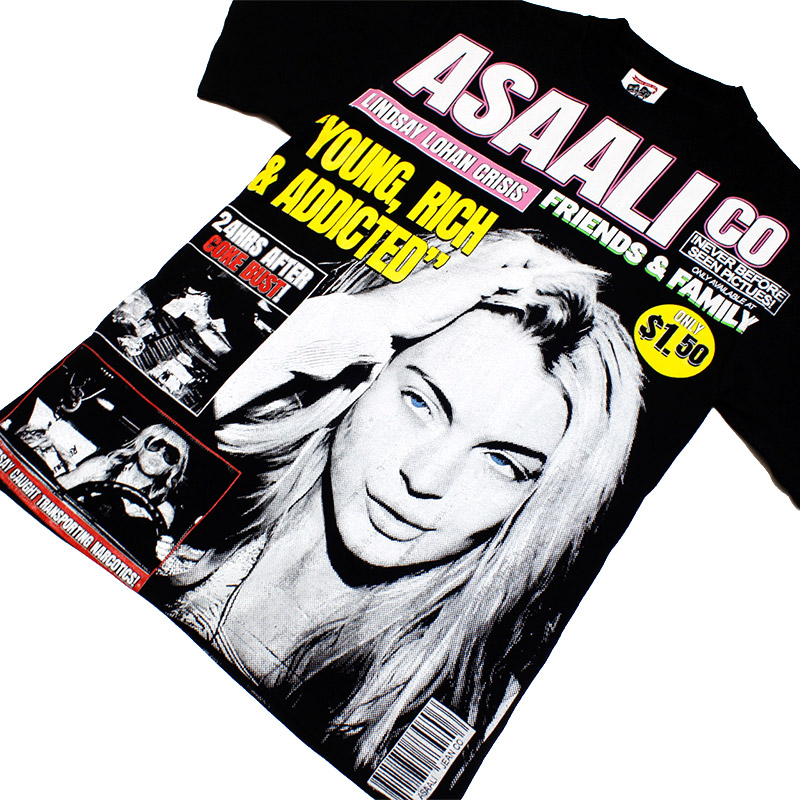 FNF LINDSEY T-SHIRT -BLACK-