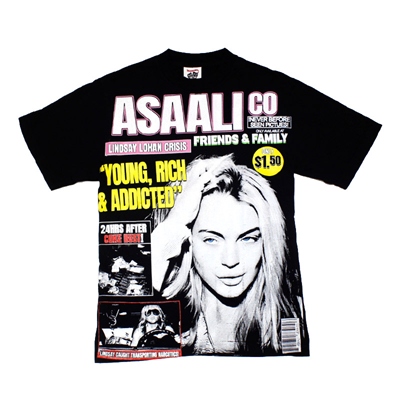 FNF LINDSEY T-SHIRT -BLACK-
