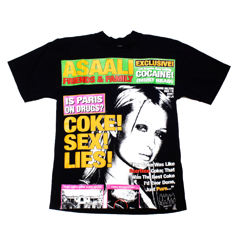 FNF PARIS T-SHIRT -BLACK-