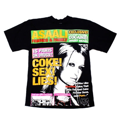 FNF PARIS T-SHIRT -BLACK-