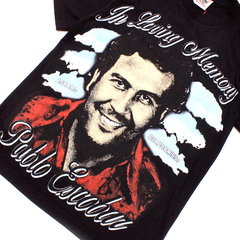 DEADHOMIES RIP PABLO T-SHIRT -BLACK-