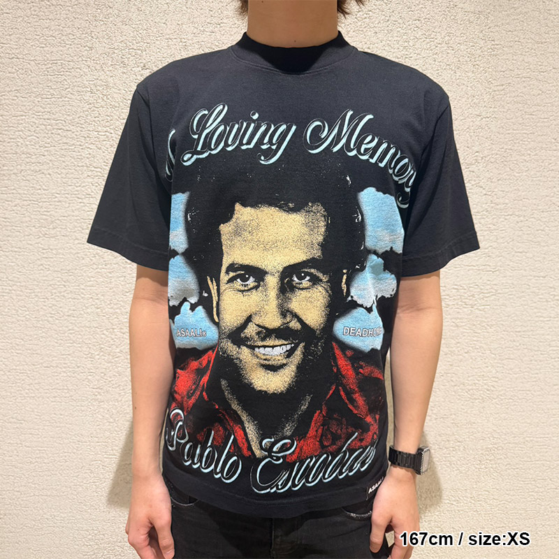 DEADHOMIES RIP PABLO T-SHIRT -BLACK-