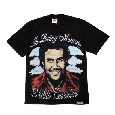 DEADHOMIES RIP PABLO T-SHIRT -BLACK-