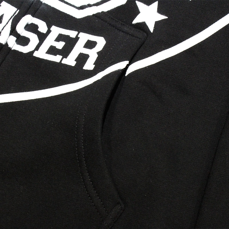 BRAVO THE BAGCHASER X ASAALI SHIELD ZIP UP -BLACK-