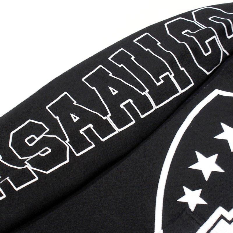 BRAVO THE BAGCHASER X ASAALI SHIELD ZIP UP -BLACK-