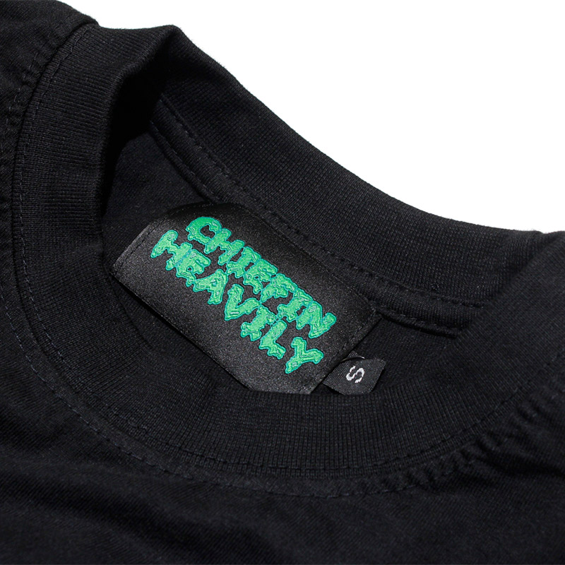 AUTO BODY LAYERD L/S T-SHIRT -BLACK-