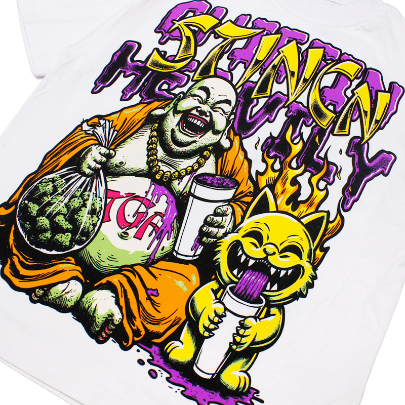 STINCN T-SHIRT -WHITE-