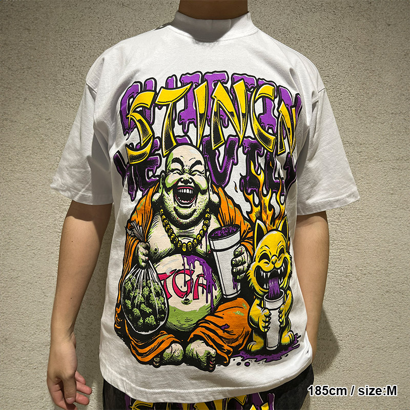 STINCN T-SHIRT -WHITE-
