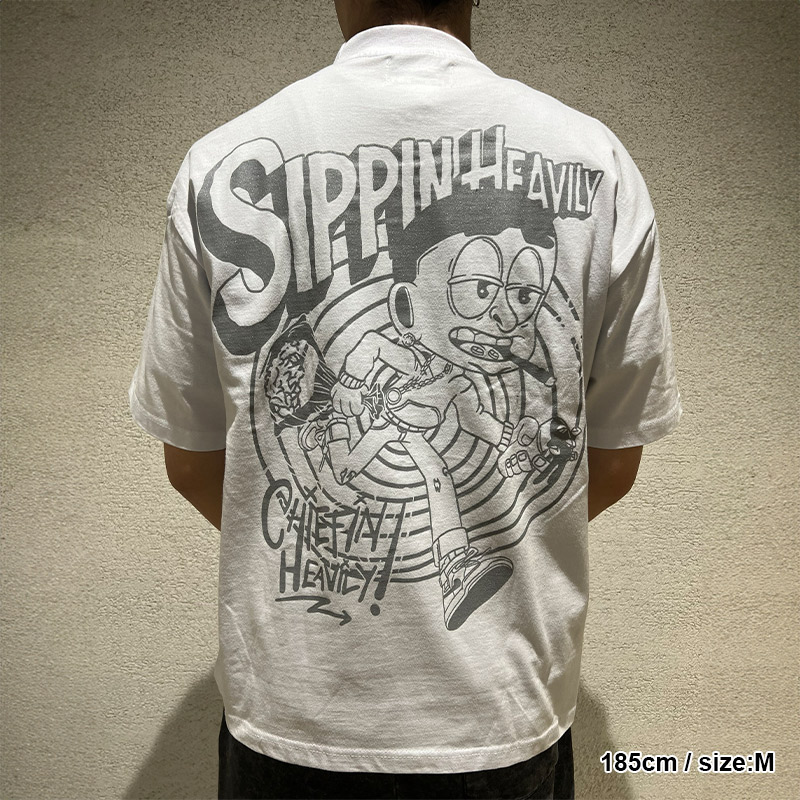 STINCN T-SHIRT -WHITE-