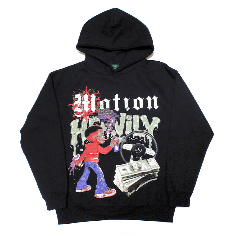 MOTION HOODIE -BLACK-