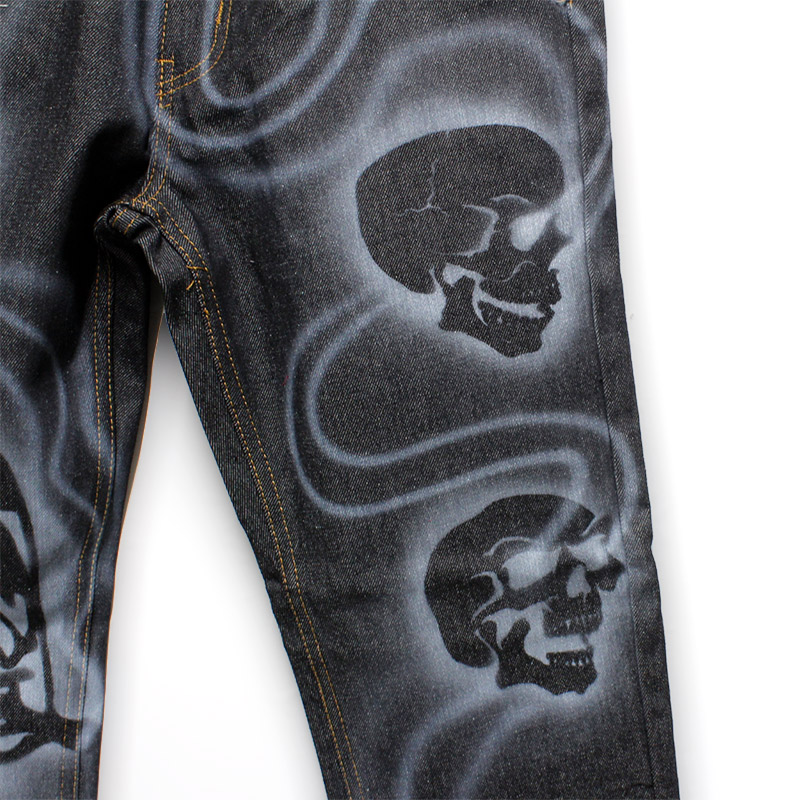 AIR BRUSH DENIM PANTS