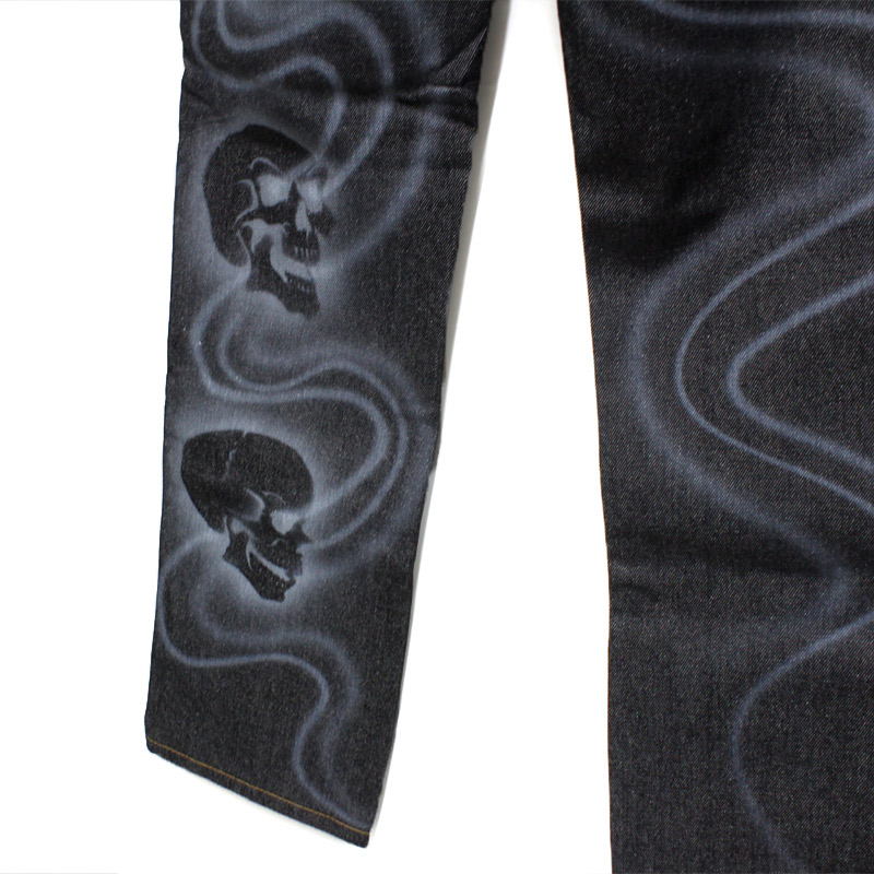 AIR BRUSH DENIM PANTS