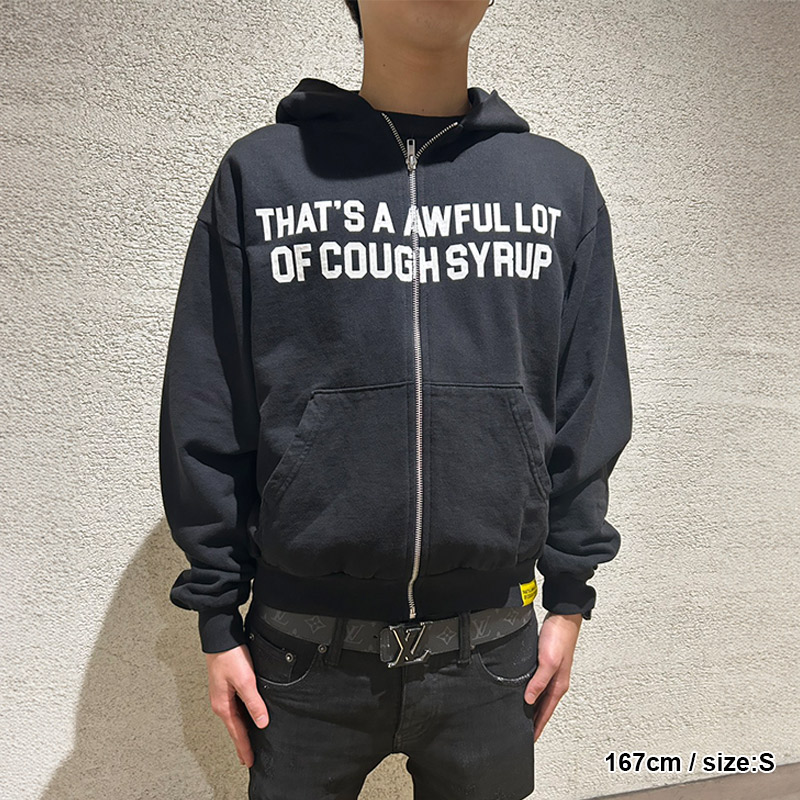 CLASSIC ZIP HOODIE -BLACK-