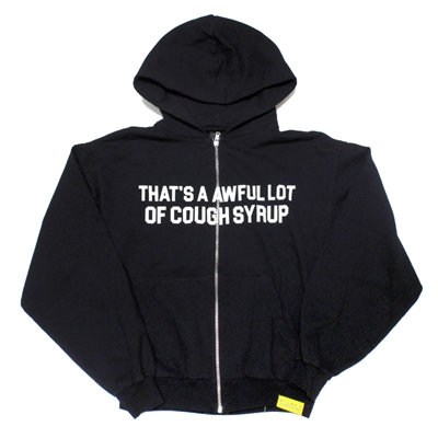 CLASSIC ZIP HOODIE -BLACK-