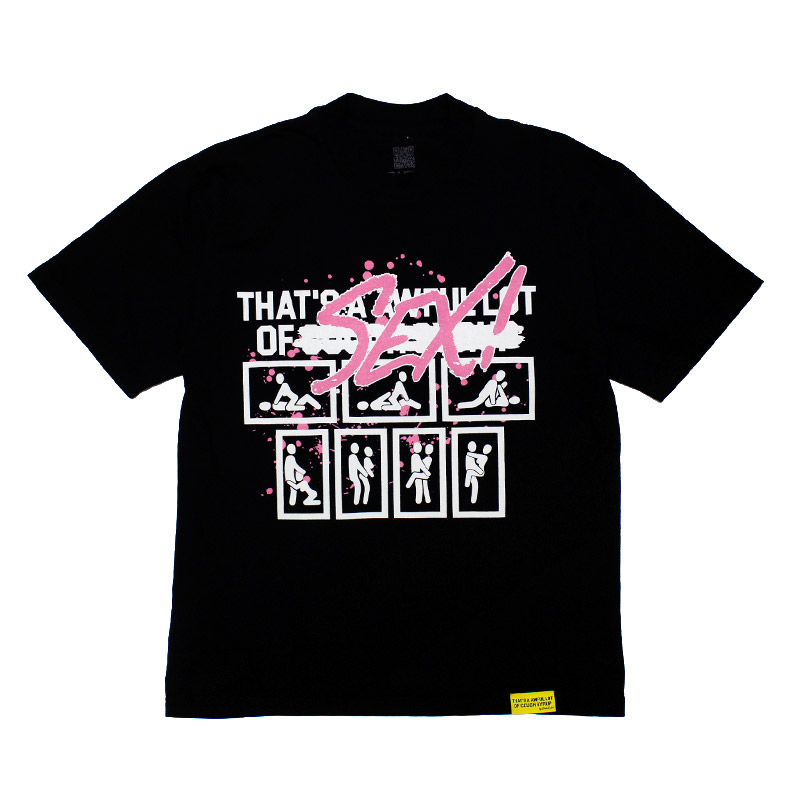 AWFUL LOT OF SEX TEE -BLACK-