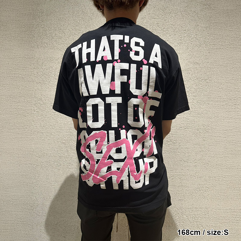 AWFUL LOT OF SEX TEE -BLACK-