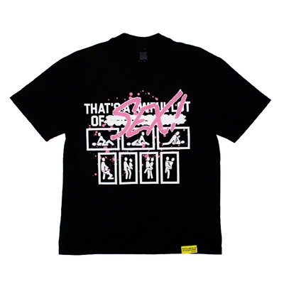 AWFUL LOT OF SEX TEE -BLACK-