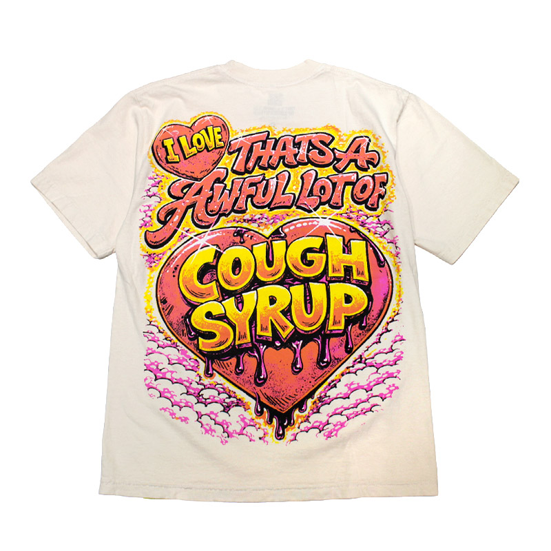 ALCOS AIRBLUSH VALENTINES T-SHIRT -WHITE-