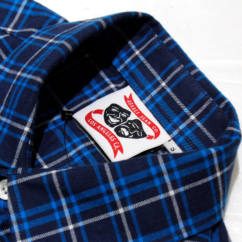 ASSALI COLLAB PRINTED BUTTON DOWN 2025 -BLUE-