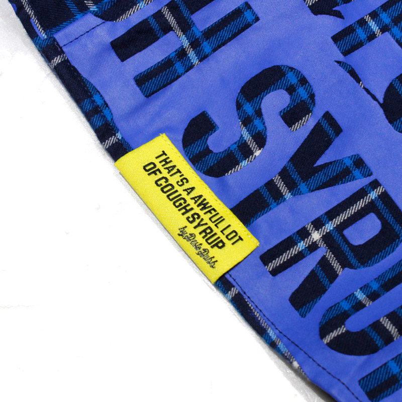 ASSALI COLLAB PRINTED BUTTON DOWN 2025 -BLUE-
