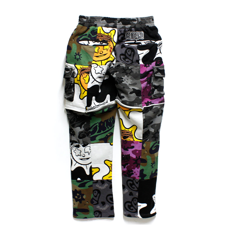 PATCH WORK PANTS -MULTI-