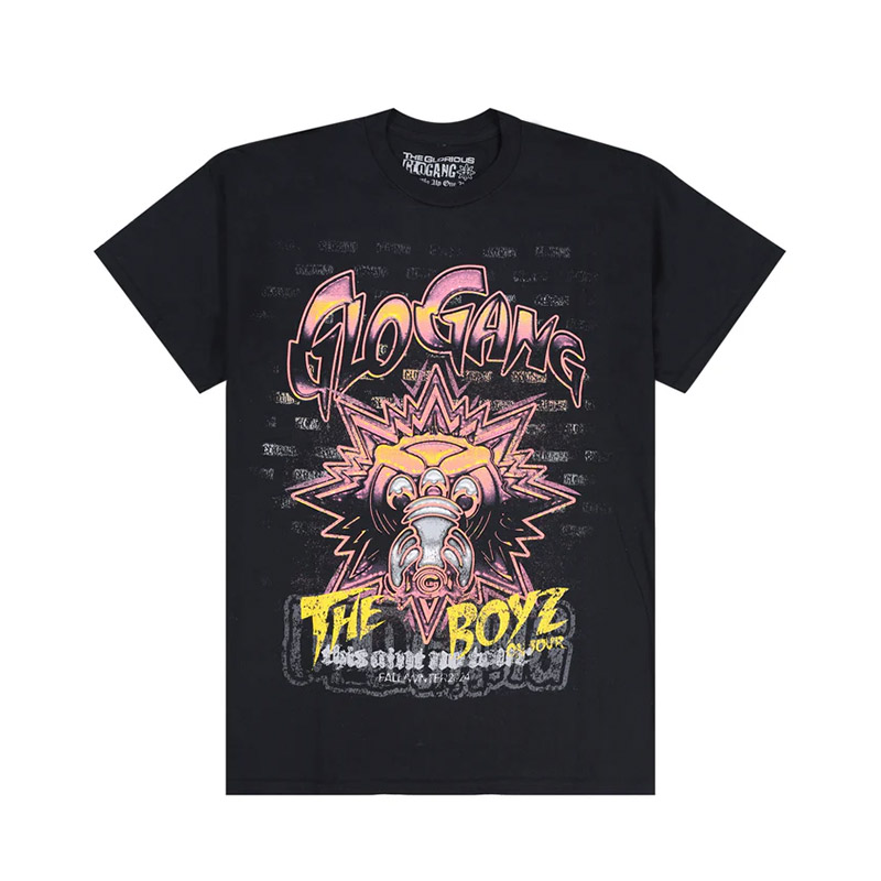THE WORLD NEEDS GLO TEE -BLACK-