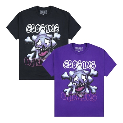 CROSS BONED TEE -2.COLOR-