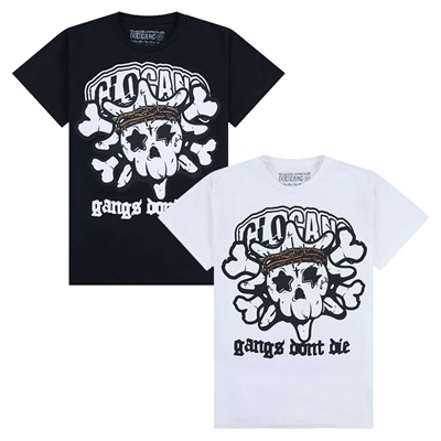 GANGS DONT DIE TEE -2.COLOR-