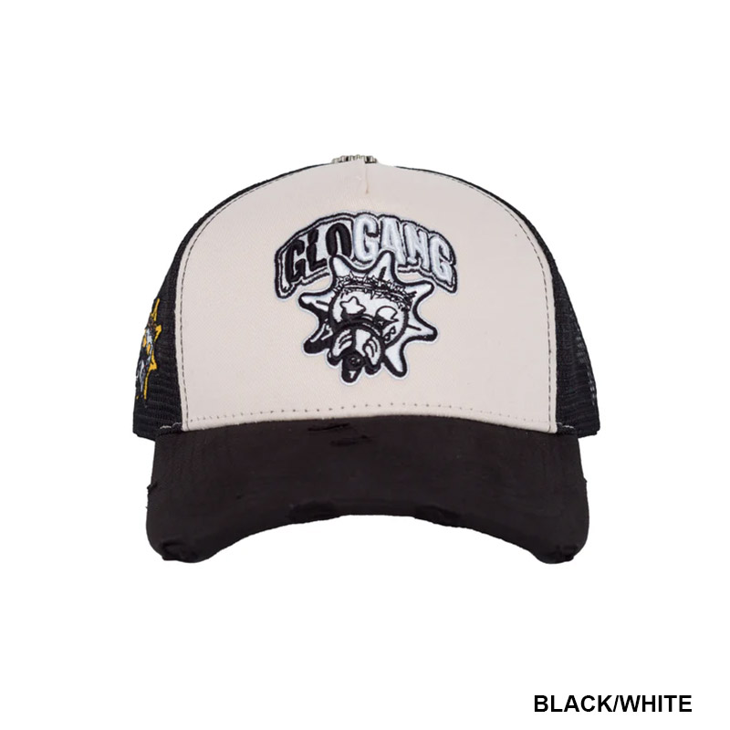 GLO GANG CLASSIC LOGO TRUCKER HAT -4.COLOR-