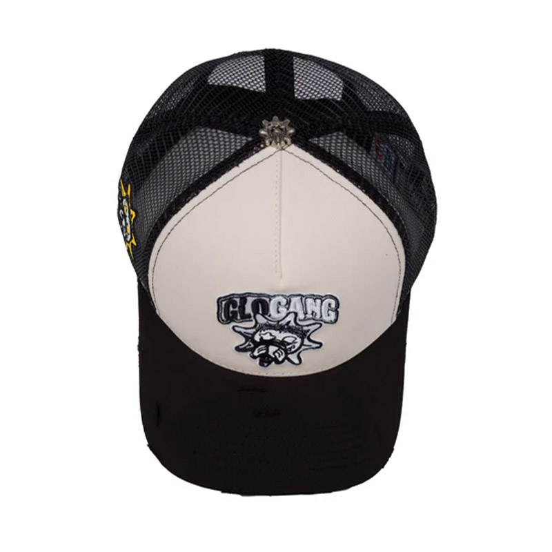 GLO GANG CLASSIC LOGO TRUCKER HAT -4.COLOR-