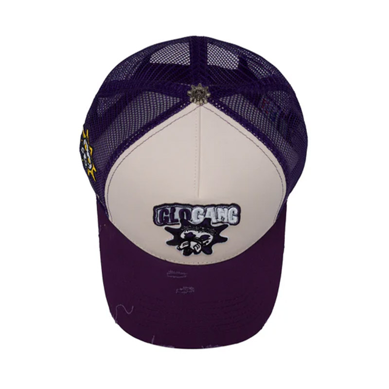GLO GANG CLASSIC LOGO TRUCKER HAT -4.COLOR-