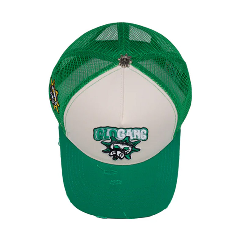 GLO GANG CLASSIC LOGO TRUCKER HAT -4.COLOR-