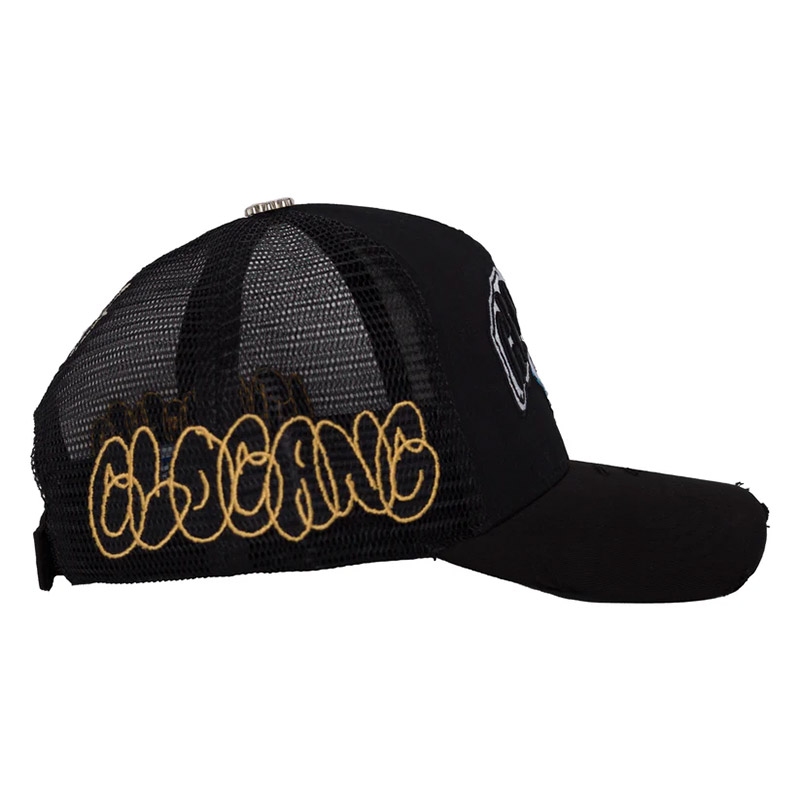 DEAD SUP TRUCKER HAT -BLACK-