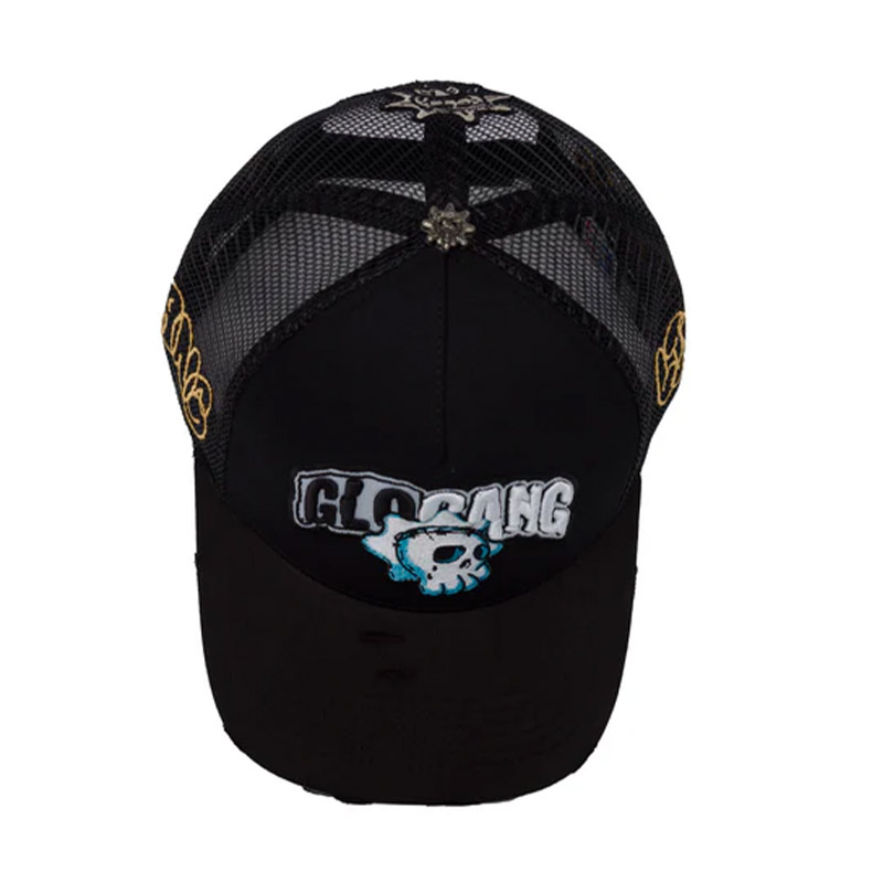 DEAD SUP TRUCKER HAT -BLACK-