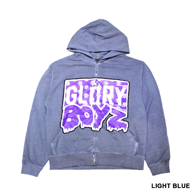 GLORY BOYS ZIP UP HOODIE -2.COLOR-