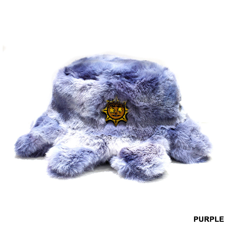FURRY GLO SUN BUCKET HAT -2.COLOR-