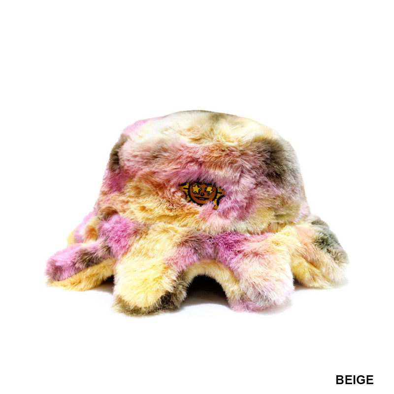 FURRY GLO SUN BUCKET HAT -4.COLOR-