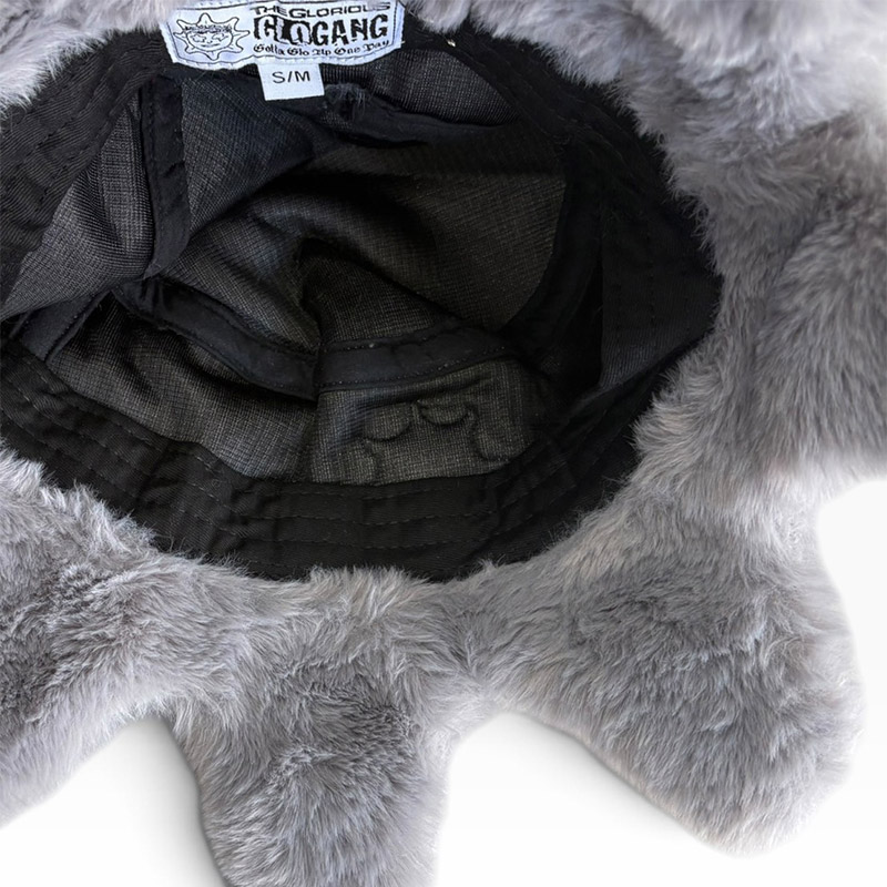 FURRY GLO SUN BUCKET HAT -4.COLOR-