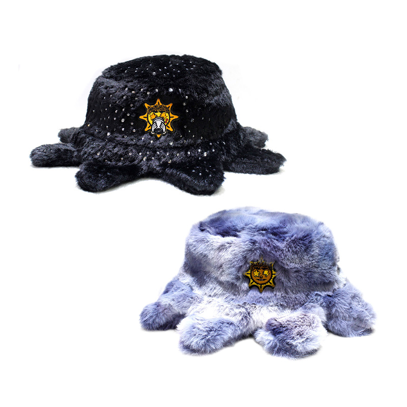 FURRY GLO SUN BUCKET HAT -2.COLOR-