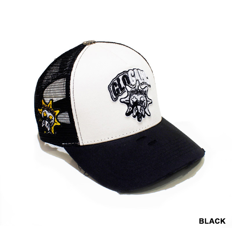 GLO GANG CLASSIC LOGO TRUCKER HAT -2.COLOR-
