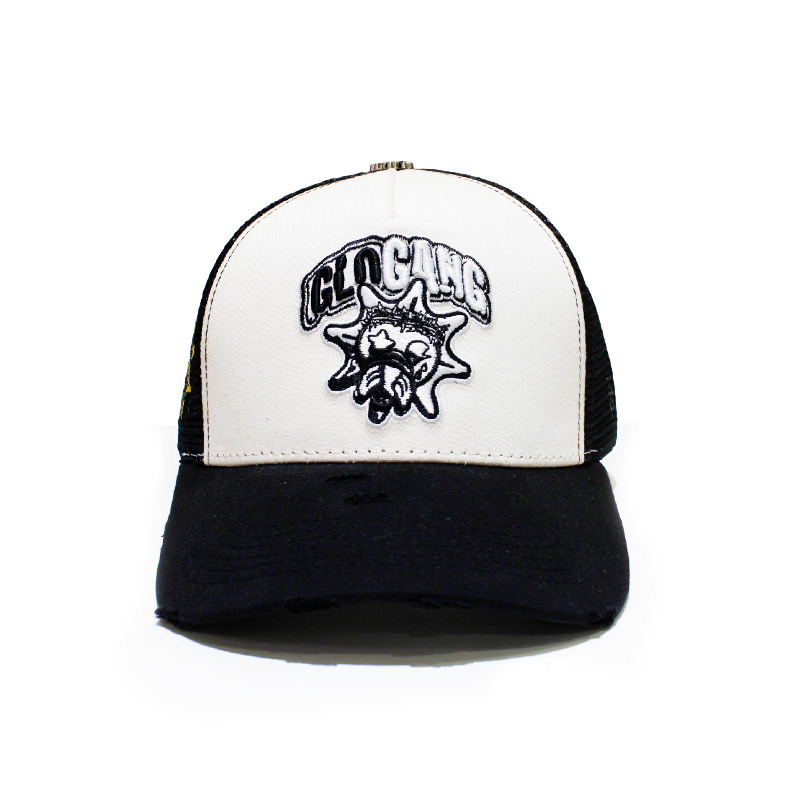 GLO GANG CLASSIC LOGO TRUCKER HAT -2.COLOR-