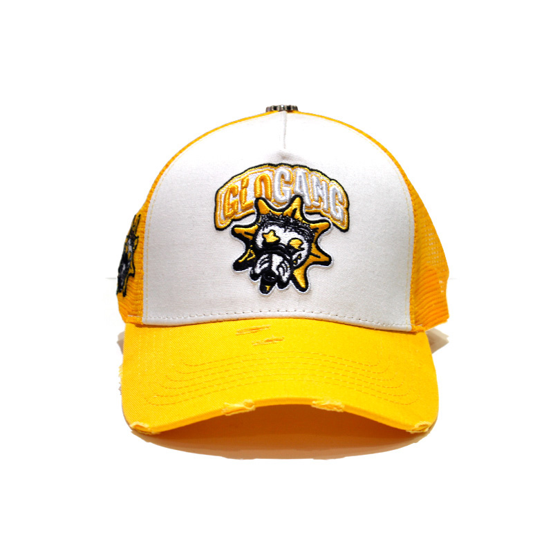 GLO GANG CLASSIC LOGO TRUCKER HAT -2.COLOR-