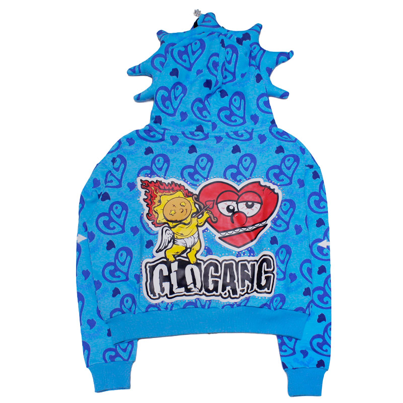 GLO GANG(グローギャング)/ I HEART GLO FULL ZIP HOODIE -3.COLOR-