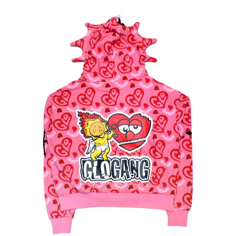 GLO GANG(グローギャング)/ I HEART GLO FULL ZIP HOODIE -3.COLOR-