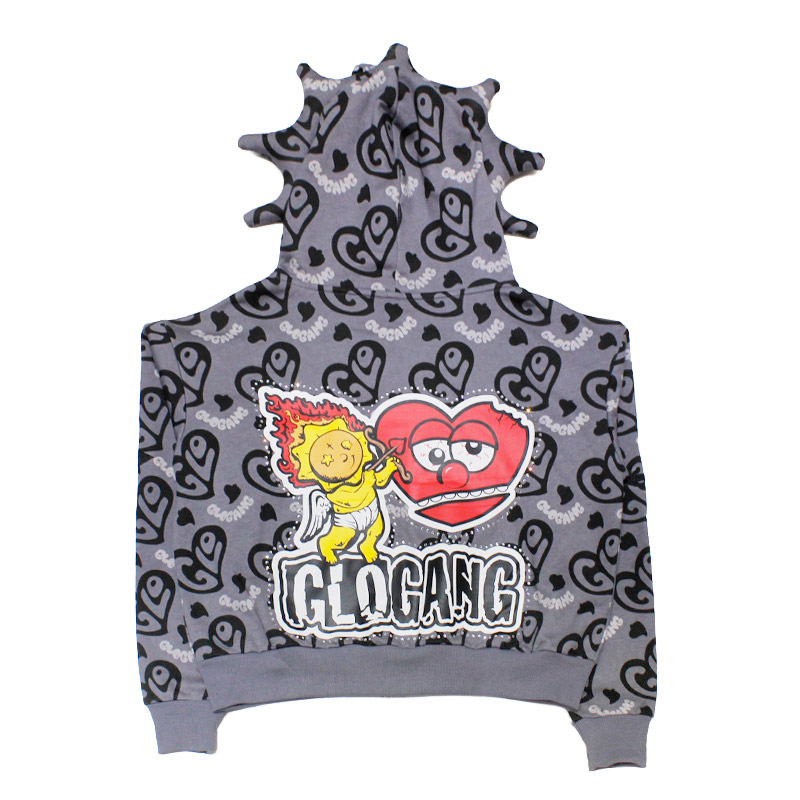GLO GANG(グローギャング)/ I HEART GLO FULL ZIP HOODIE -3.COLOR-
