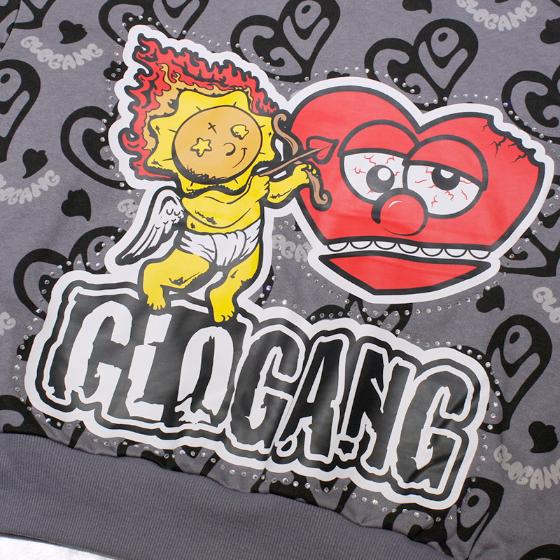 GLO GANG(グローギャング)/ I HEART GLO FULL ZIP HOODIE -3.COLOR-