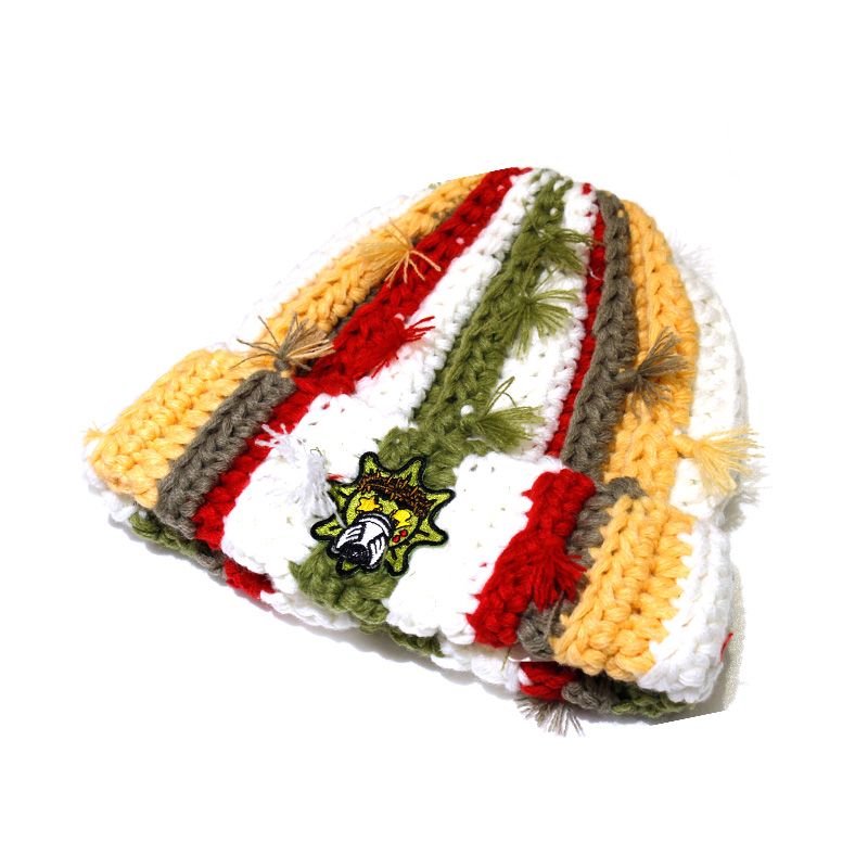 HAND TIED BEANIE -2.COLOR-
